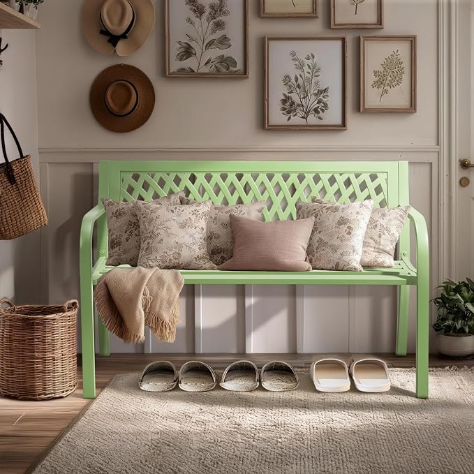 Outvita Outdoor Bench, Patio Bench - Image 9