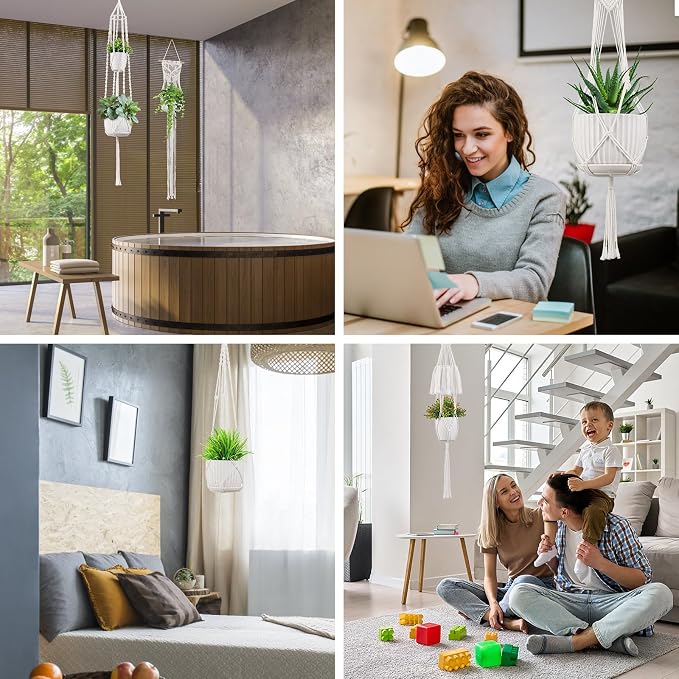 Macrame Plant Hangers - Image 3