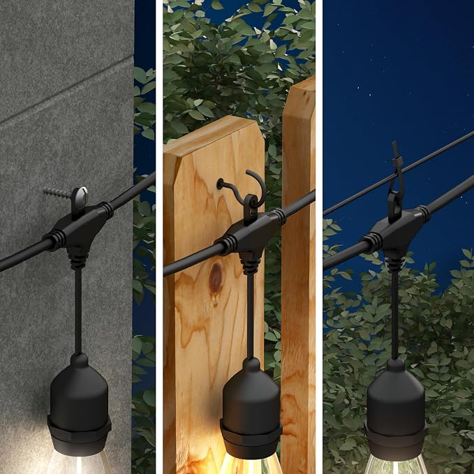 artika Blaze 20 LED Bulbs 42 ft Outdoor Solar String Lights - Image 4