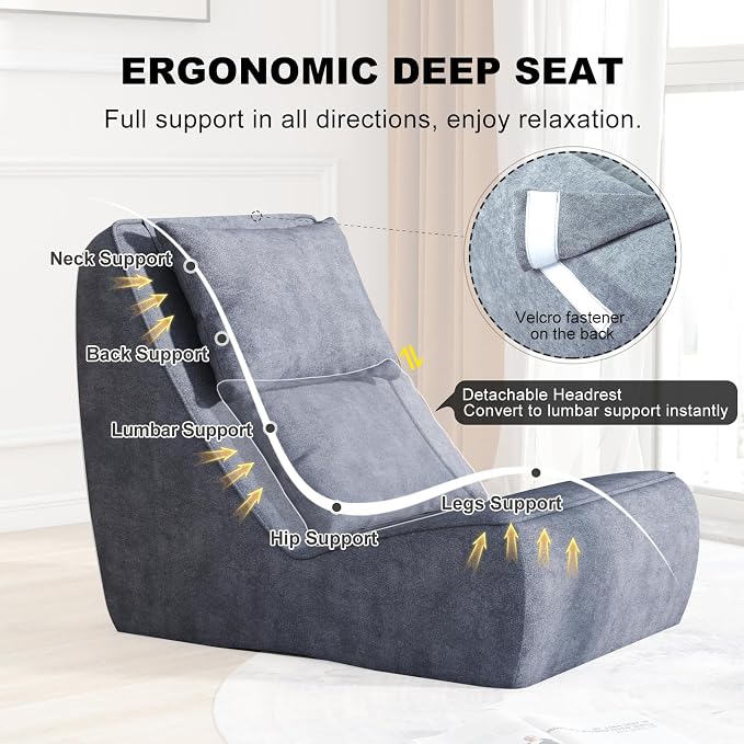 Giant Bean Bag Chair for Adults - Image 6