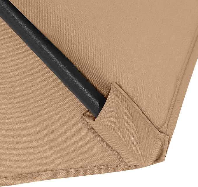 MASTERCANOPY Patio Umbrella 7.5 ft Replacement Canopy - Image 5
