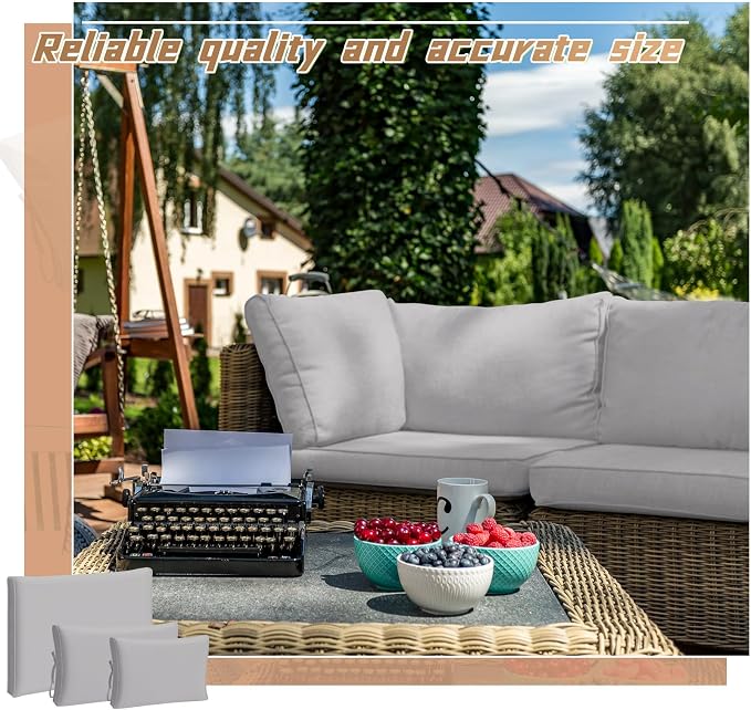Patelai 11 Pcs Waterproof Patio Cushion Covers - Image 5