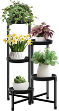 CASIMR Plant Stand Indoor Outdoor, Tall Black Metal Rustproof Stable Plant by CASIMR