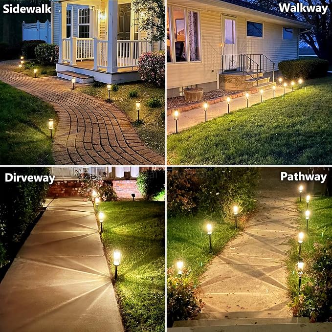 Solar Pathway Lights Outdoor Waterproof Solar Outdoor Lights - Image 4