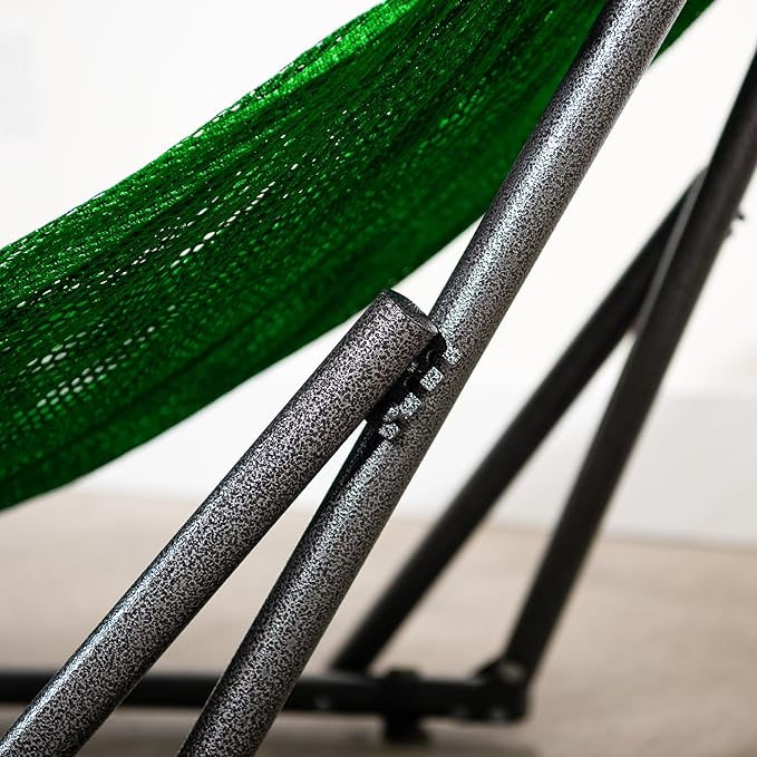 Best Home Fashion Hammock with Collapsible Steel Stand 450 lbs Capacity & - Image 3