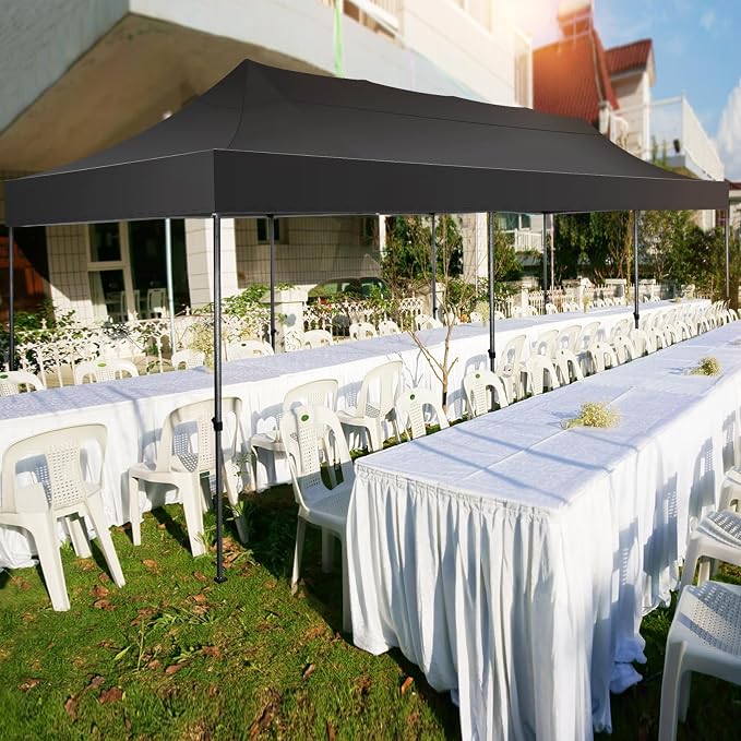 COBIZI 10x30 Pop up Canopy Tent 10x30 Canopy No Sidewall Waterproof Heavy Duty - Image 9