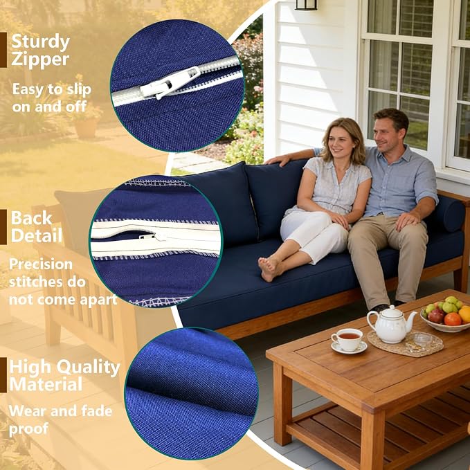 Oslimea Patio Twin Daybed Waterproof & Fade-Resistant Cover - Image 5
