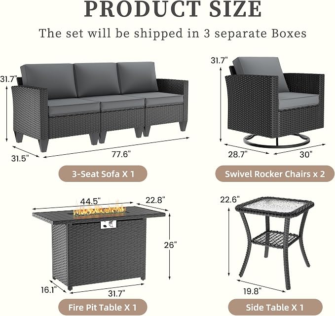 UDPATIO Patio Furniture Set - Image 2