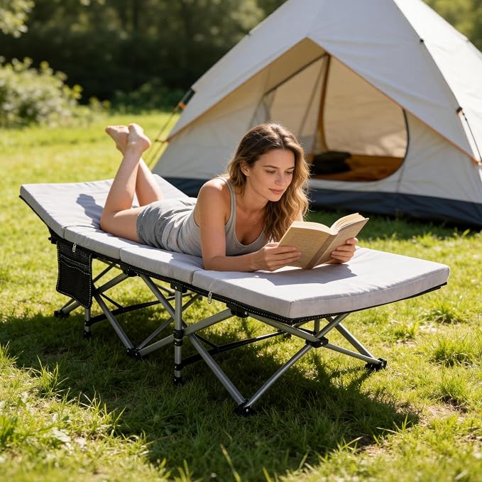 ABORON Folding Camping Cot - Image 4
