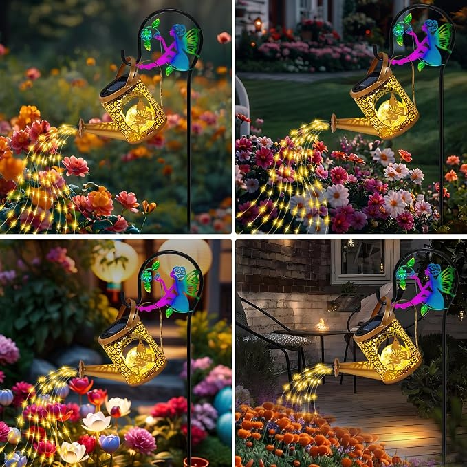 Solar Lights Garden Decorative, Solar Watering Can - Image 6