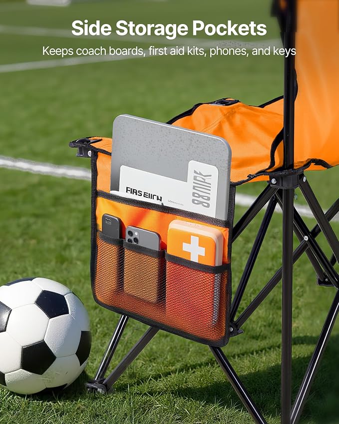 VEVOR Portable Folding Bench, 6 Seat Foldable Soccer Bench - Image 7
