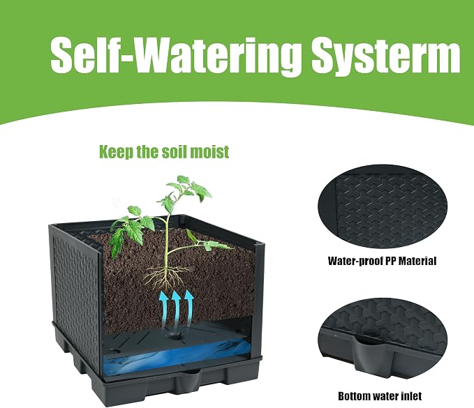 Sunnyglade 2 Pcs Raised Garden Bed Planter Box - Image 3