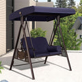 PURPLE LEAF 2-Seat Deluxe Outdoor Patio Porch Swing by PURPLELEAF