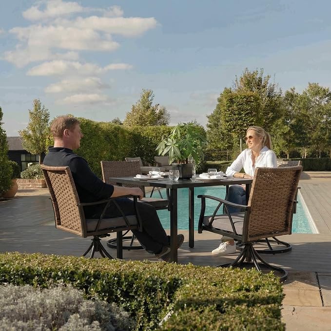 5-Piece Patio Dining Set for 4，Outdoor Dining Set - Image 2