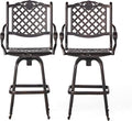 Christopher Knight Home Avon Outdoor Cast Aluminum Bar Stools, 2-Pcs Set by ChristopherKnightHome
