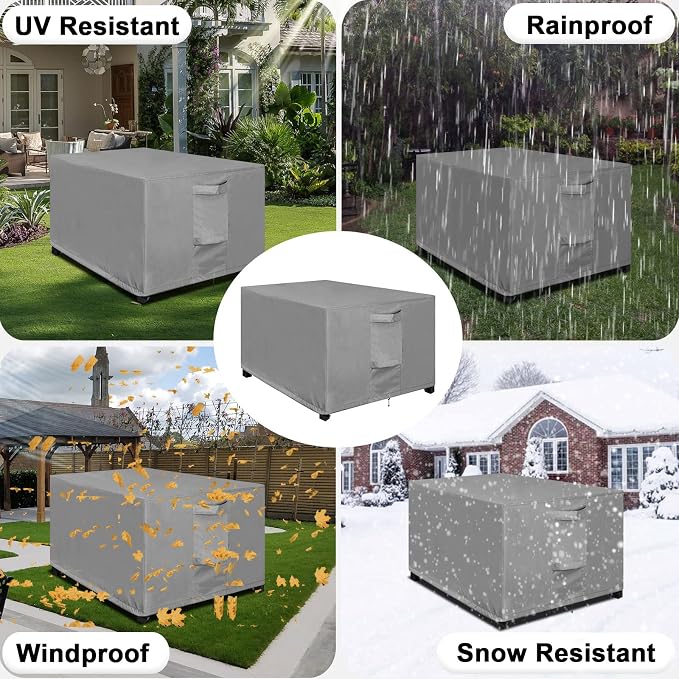 OutdoorLines Outdoor Waterproof Patio Ottoman Covers - Image 6