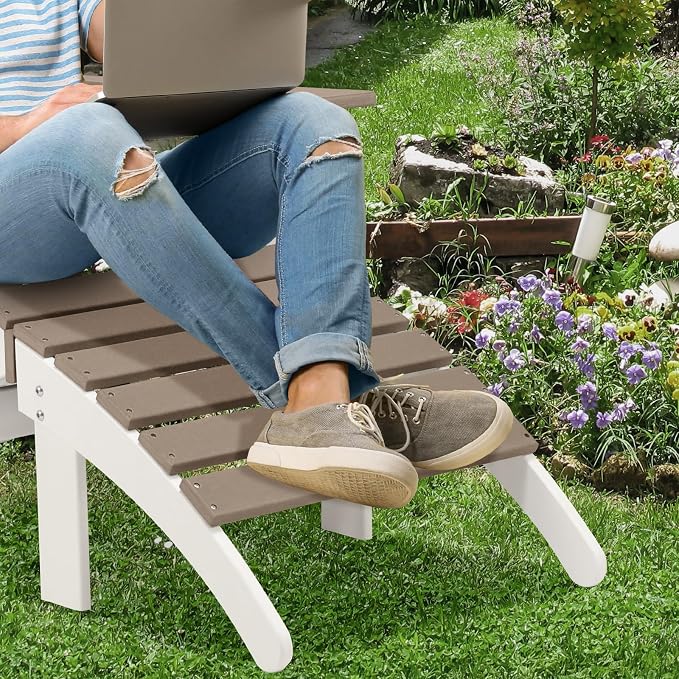 Aoodor Outdoor Adirondack Ottoman - Image 7