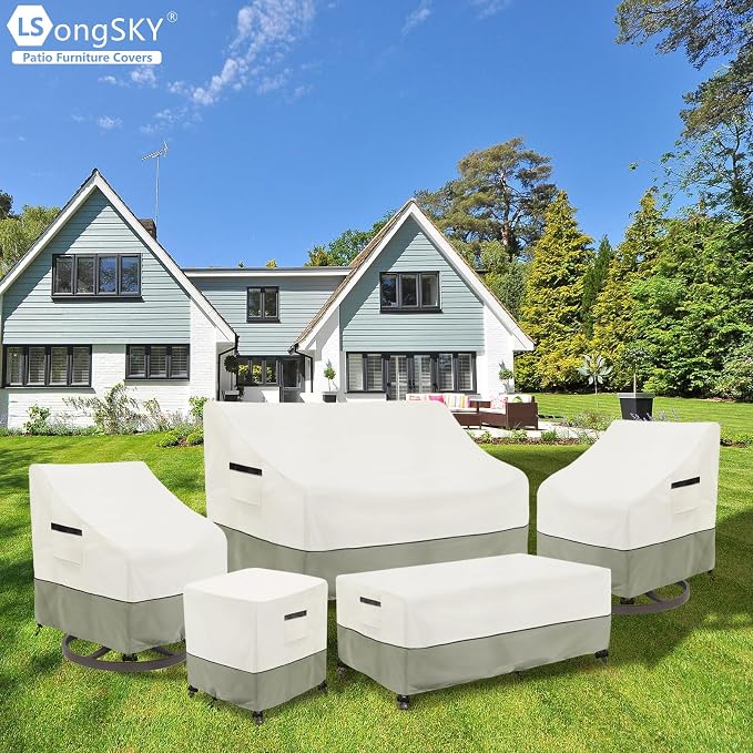 Outdoor Coffee Table Cover, Waterproof Rectangular Patio Small Side Table Cover - Image 6