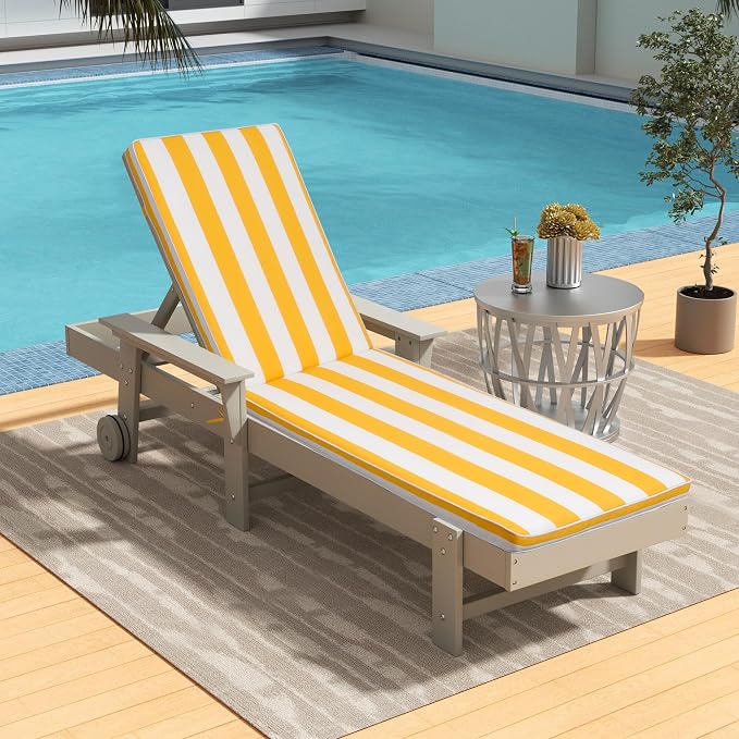 Only choice Outdoor Lounge Chair Cushions Patio Chaise Lounge Replacement - Image 2