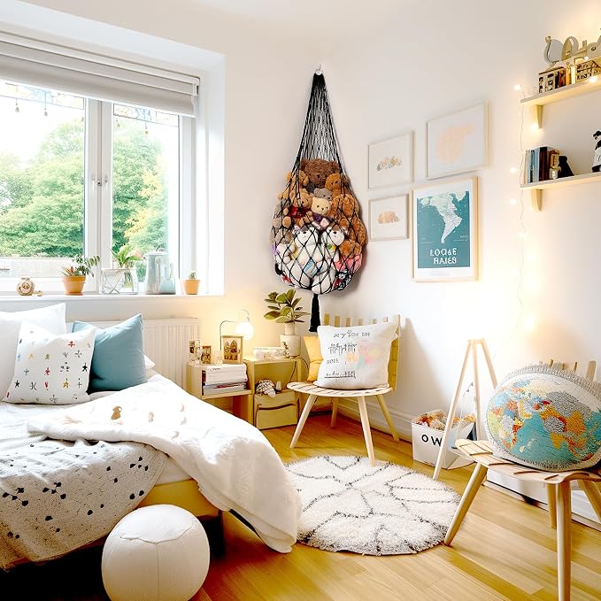 Stuffed Animal Hammock Corner Hanging Net - Image 5