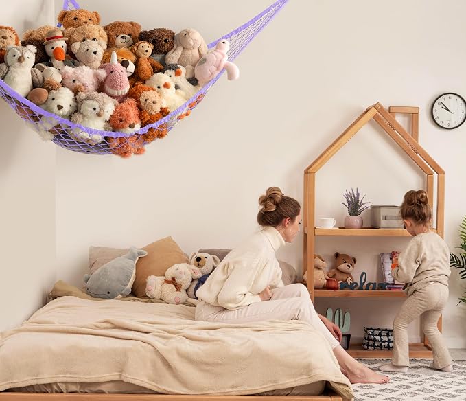 Stuffed Animal Storage Hammock Net Corner - Image 3