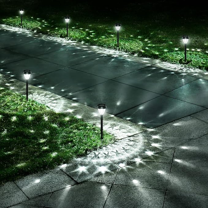 Super Bright Solar Lights Outdoor Waterproof-10 Pack, Dusk to Dawn Up to 12 Hrs by URAGO