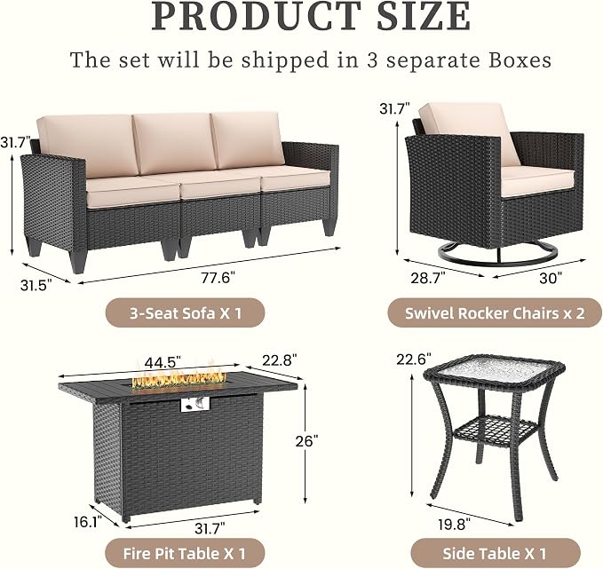 UDPATIO Patio Furniture Set - Image 2