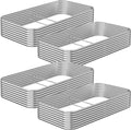 4 Pack 6x3FT Raised Beds for Gardening, Corrugated Galvanized Steel Raised by OZMSHF