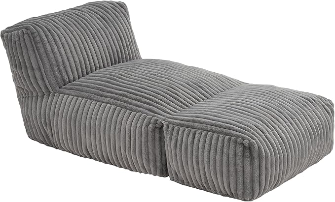 Hobestluk Big Bean Bag Lounger Chairs Large Beanbag Chair - Image 9