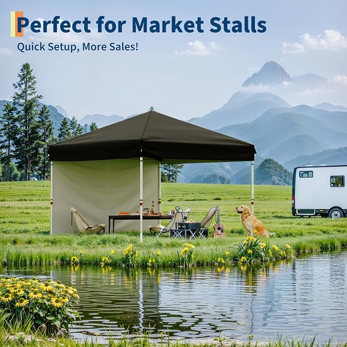 10x10 Pop Up Canopy Tent Outdoor Canopy - Image 2