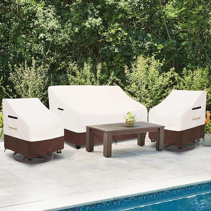 Outdoor Couch Covers, 76 Inches Outdoor Sofa Cover, Waterproof Patio Furniture - Image 7