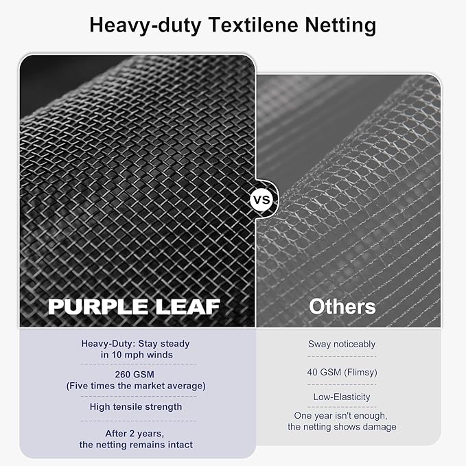 PURPLE LEAF 10' x 13' Outdoor Hardtop Gazebo Canopy Outside Metal Roof Heavy - Image 4