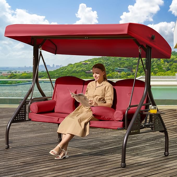 3 in 1 Outdoor Porch Swing by YALISSEY
