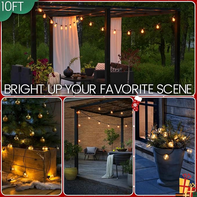 10FT LED Outdoor String Lights - Image 7