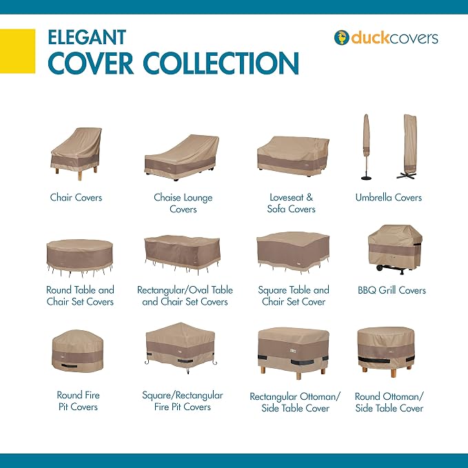 DUCKCOVERS Elegant Waterproof 52 Inch Patio Loveseat Cover, Patio Furniture - Image 13