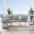 Modway Riverside Outdoor Patio Aluminum Sectional Set by Modway