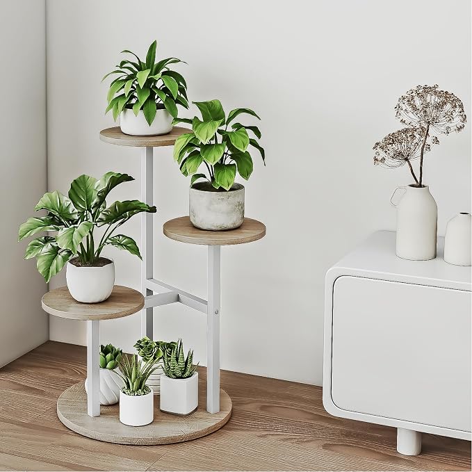 Plant Stand Indoor 4 Tier 5 Potted Multiple Flower Pot Holder - Image 2