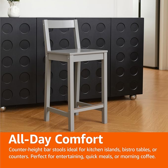 Amazon Basics Wooden Bar Stool - Image 7