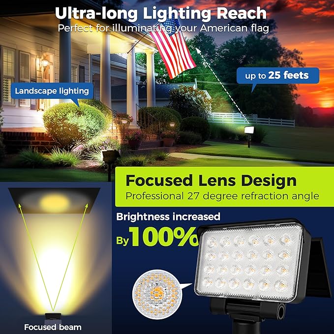 Solar Spot Lights Outdoor Waterproof - Image 2