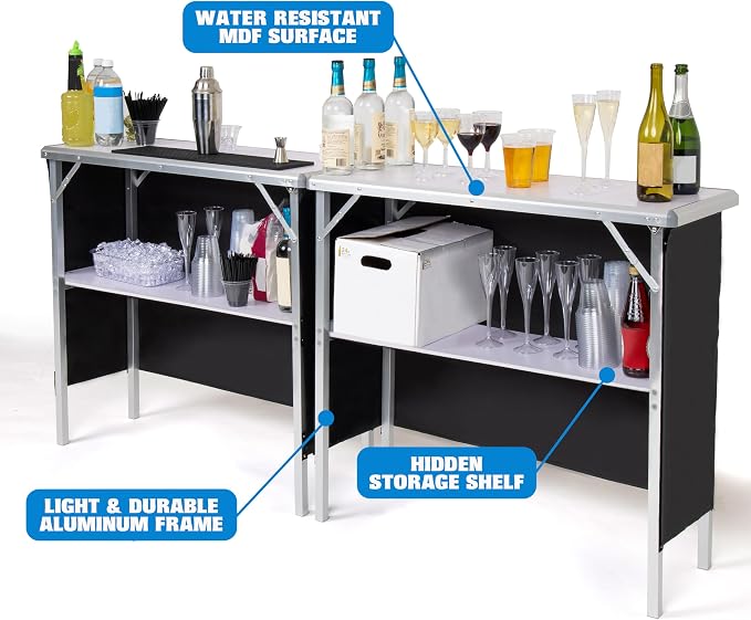 GoBar Portable Double Bar Table Set - Image 6