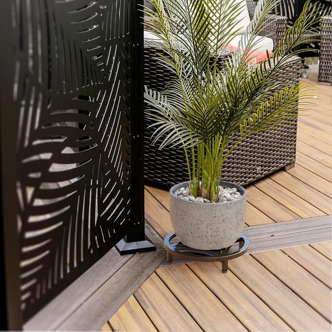 Zhongma 2 Pack 11.8" Fully Assembled Sturdy Potted Plant Stand Flower Pot - Image 9