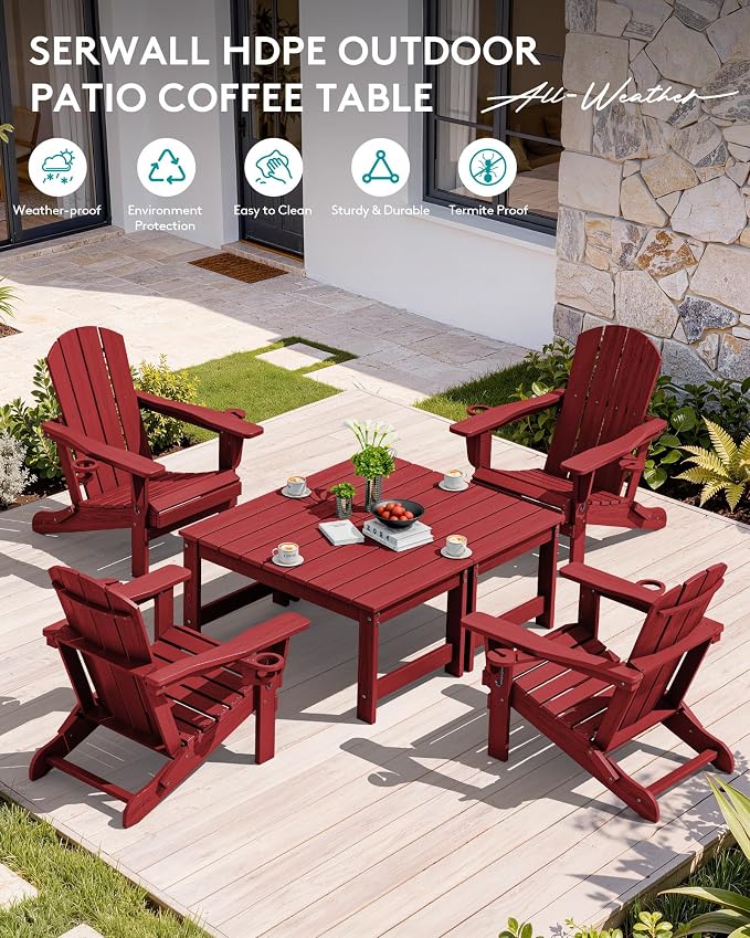 SERWALL Outdoor Coffee Table - Image 9
