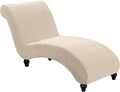 FantasDecor Chaise Lounge Cover Stretch Armless Chair Slipcover by FantasDecor