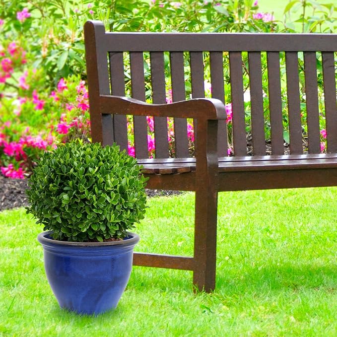 Sunnydaze Large Ceramic Plant Pot - Image 9