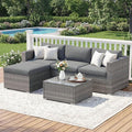 Wisteria Lane Outdoor Patio Furniture Set, All Weather Wicker Rattan Sectional by WisteriaLane
