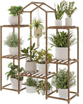 Bamworld Plant Stand Indoor Hanging Plant Shelf Outdoor Large Plant Rack by Bamworld