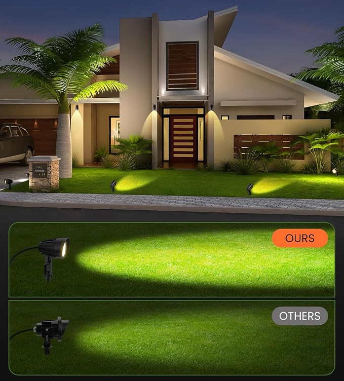 MEIKEE 15W 1500LM Low Voltage Landscape Lighting 12-24V Warm White LED - Image 5