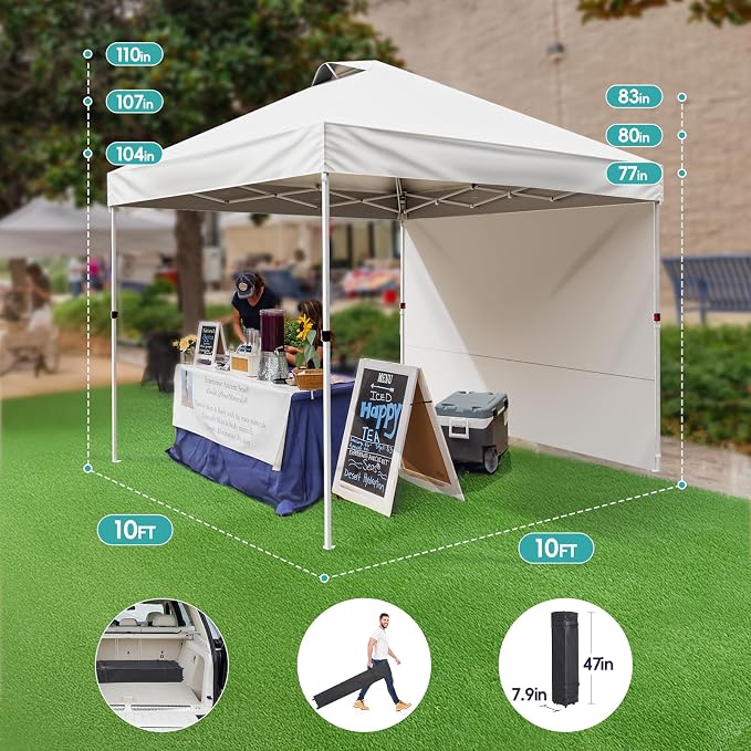 SPECILITE Canopy 10x10 Pop Up, Easy Up Outdoor Tent - Image 6