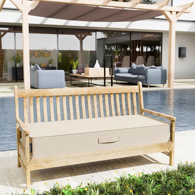 Outdoor Water-Resistant Olefin Chaise Lounge Cushions - Image 2