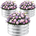 ZXZYHFTY Round Galvanized Raised Garden Bed kit, Round Large Metal Raised by ZXZYHFTY